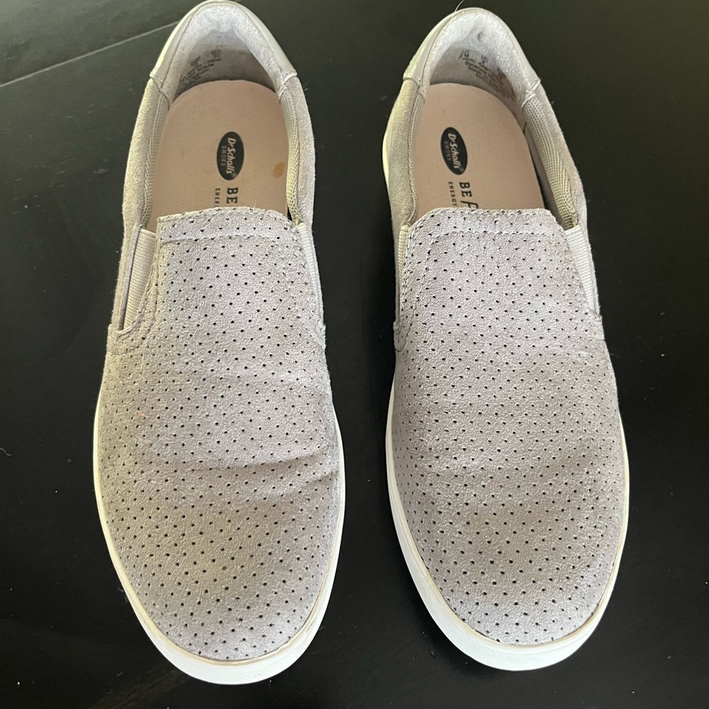 Dr. Scholls suede slip on sneakers - like new - worn one time